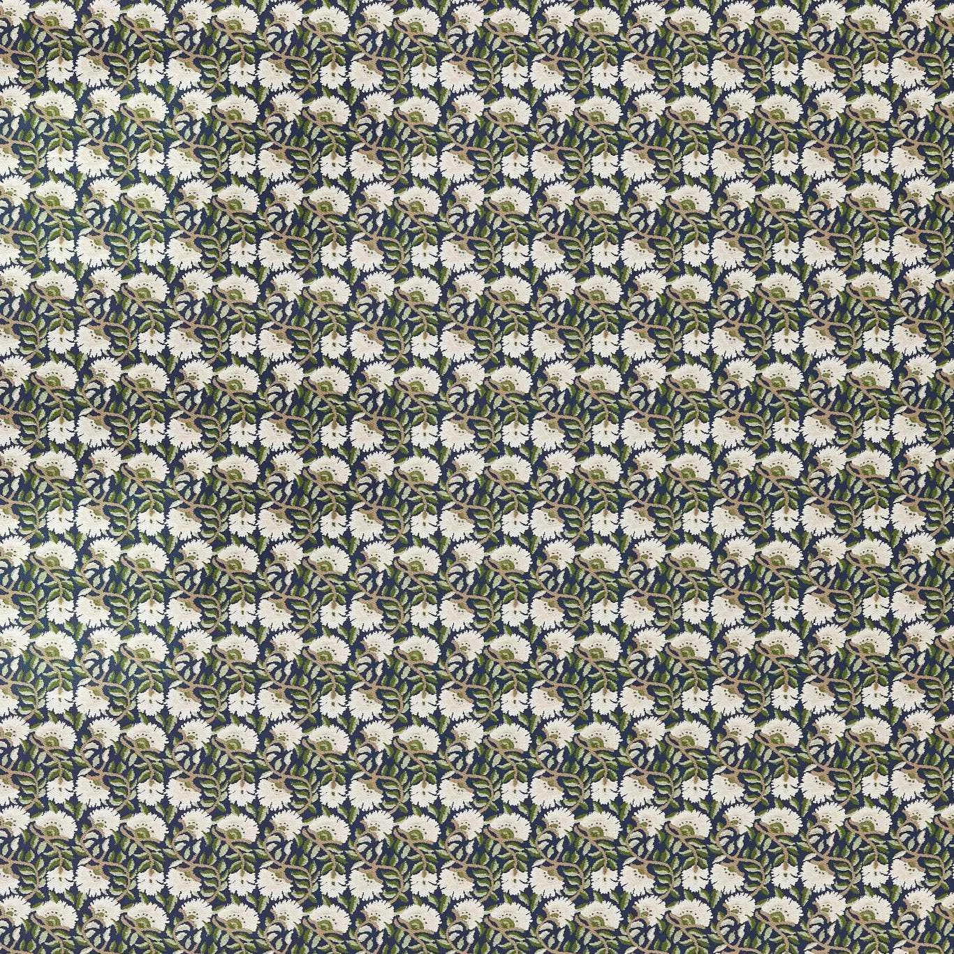 Morris & Co Wardle Weave Indigo Fabric