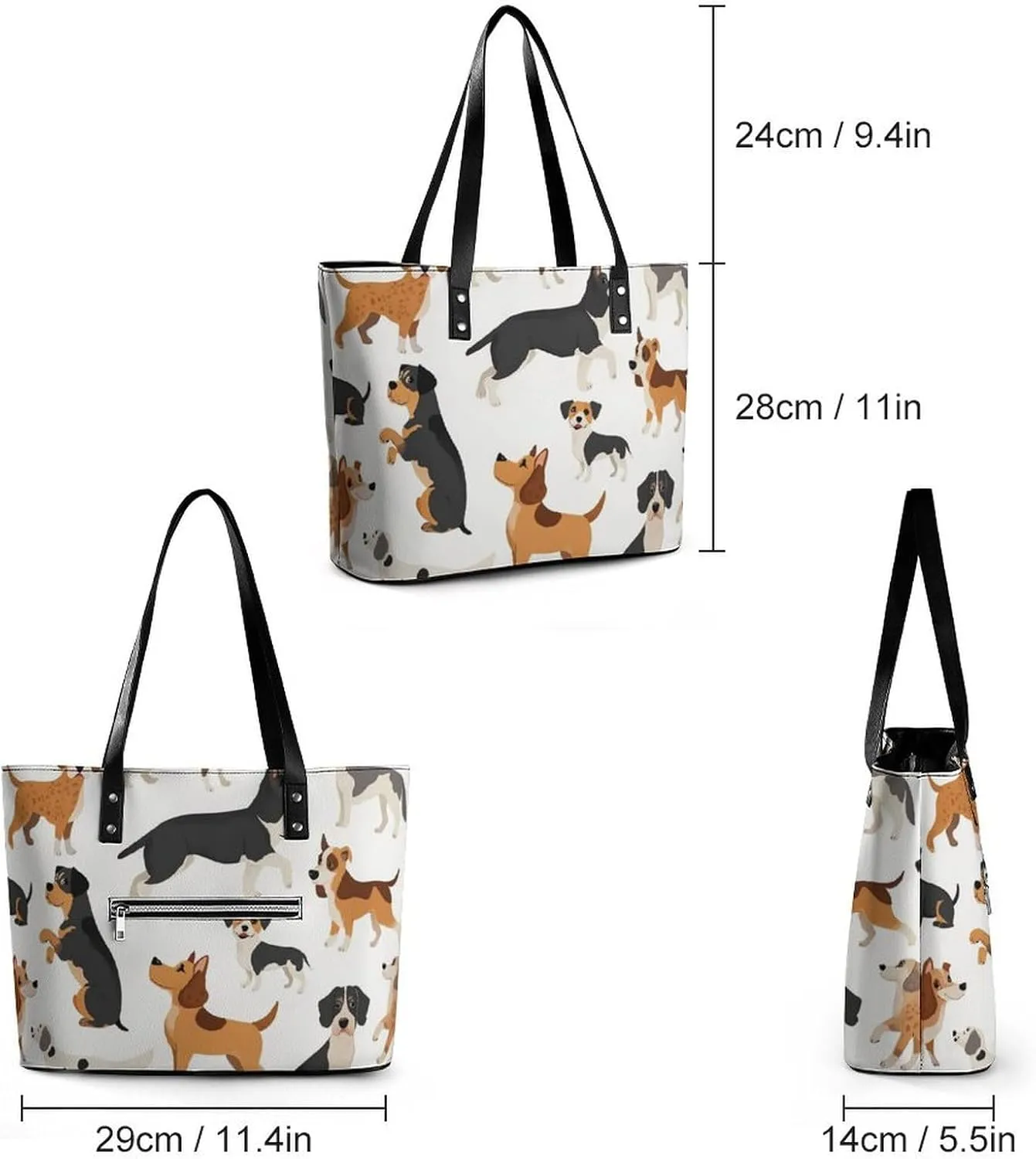 Multifunction Tote Handbags Casual Purse Bags for Women Travel Shoulder Bag