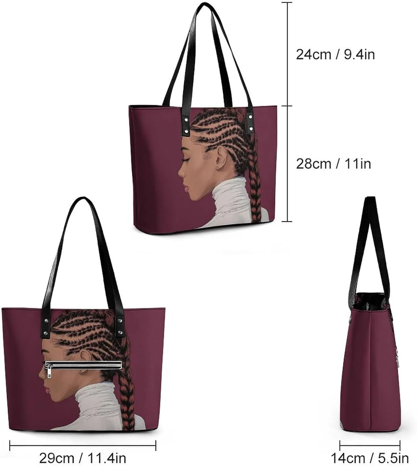 Multifunction Tote Handbags Casual Purse Bags for Women Travel Shoulder Bag