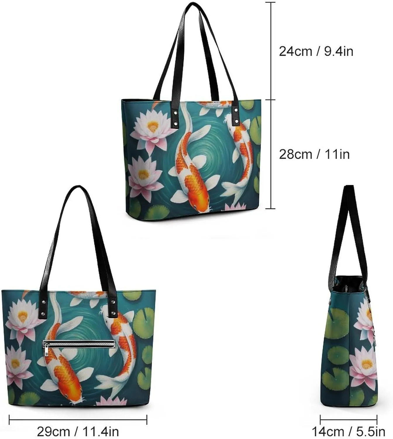 Multifunction Tote Handbags Casual Purse Bags for Women Travel Shoulder Bag
