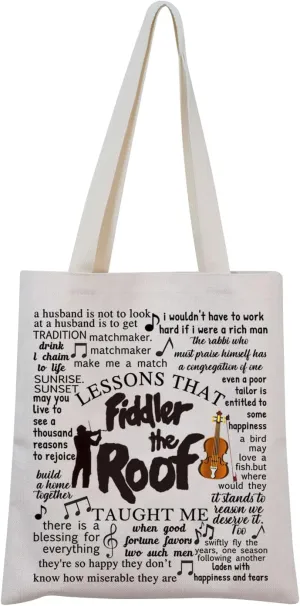 Musical Encouragement Quote Tote Bag Musical Lover Gift Merchandise