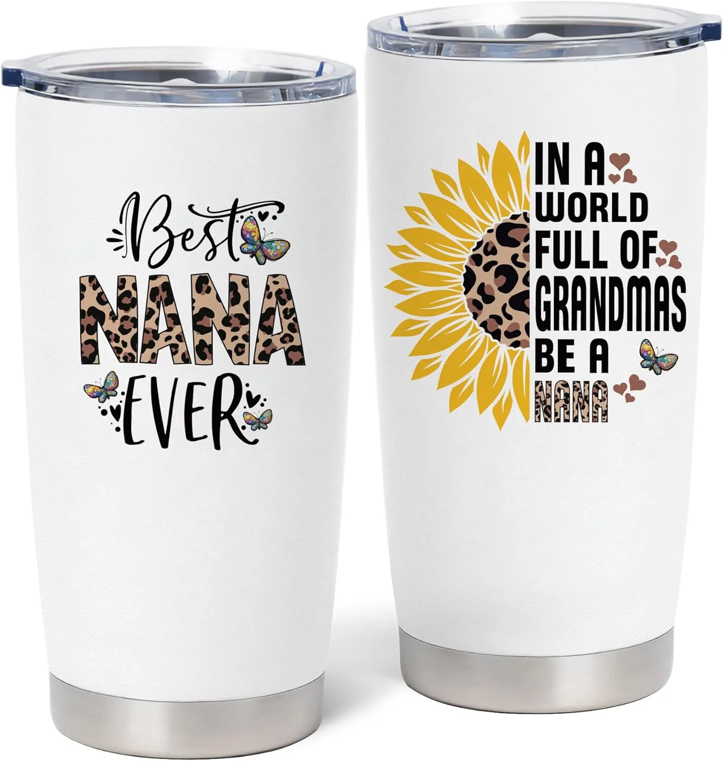 Nana Gifts for Grandma - Mothers Day/Birthday Gifts for Nana - Funny Grandma Gift from Grandkids, 20 oz Insulation Stainless Steel Tumbler