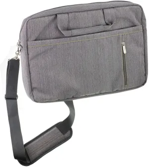 Navitech Grey Sleek Water Resistant Travel Bag - Compatible with Acer Aspire 3 Spin A3SP14-31T 14-" Convertible Laptop