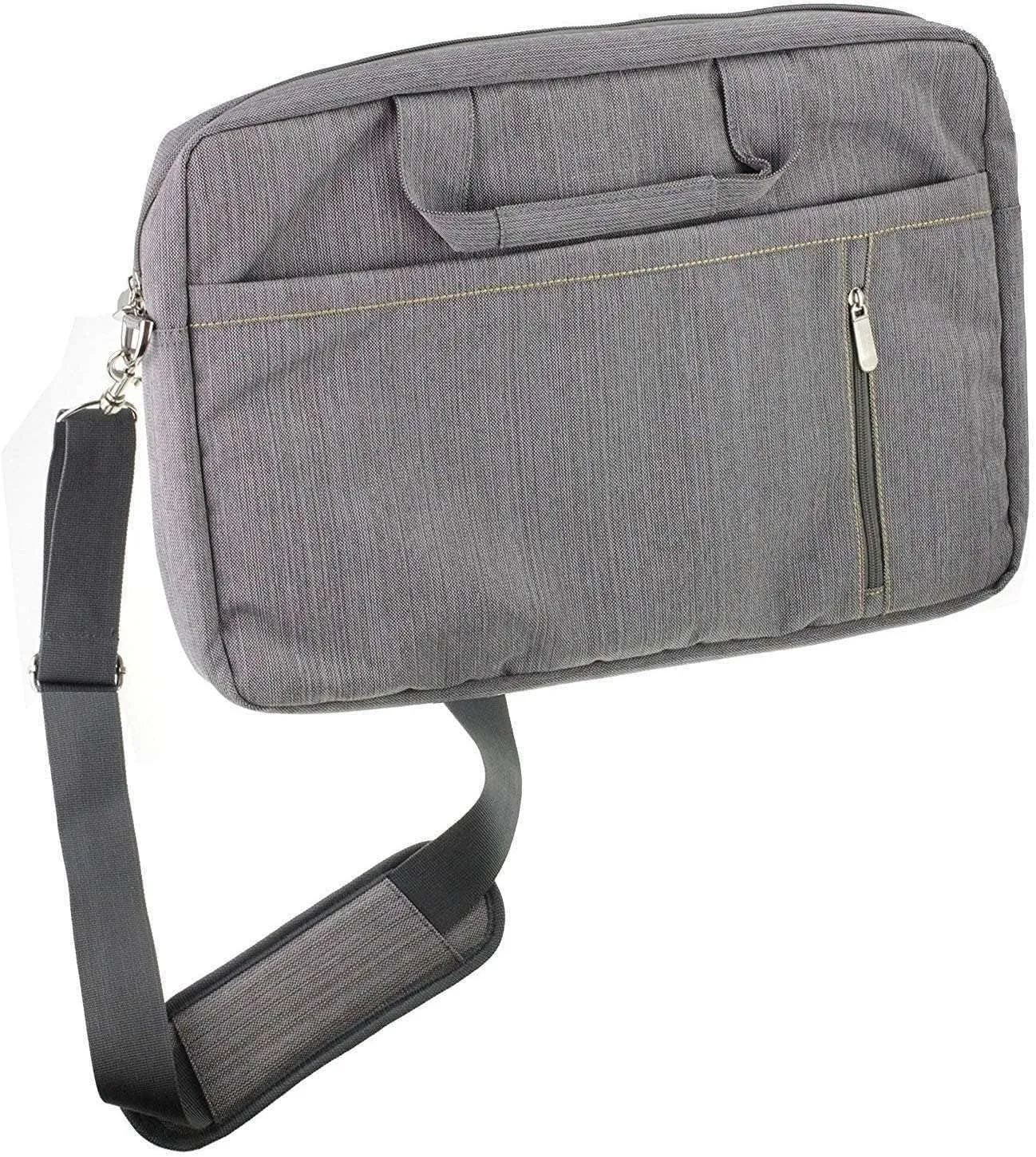 Navitech Grey Sleek Water Resistant Travel Bag - Compatible with Acer Aspire 3 Spin A3SP14-31T 14-" Convertible Laptop