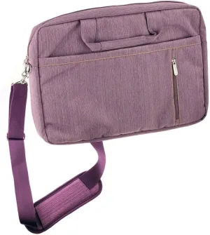 Navitech Purple Sleek Water Resistant Travel Bag - Compatible with MSI Prestige 13 AI Evo A2VMG 13.3" Laptop