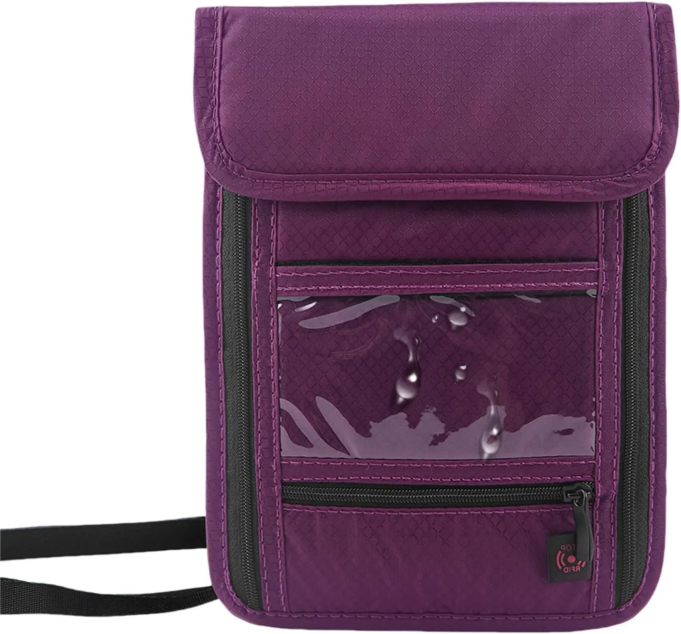 Neck Strap Travel Passports Wallet Phone Case Antitheft Crossbody Document Bag Credit Card Passports Holder Enduring