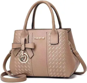 Nevenka Womens Purses and Handbags Shoulder Bag Ladies Designer Satchel (Khaki)