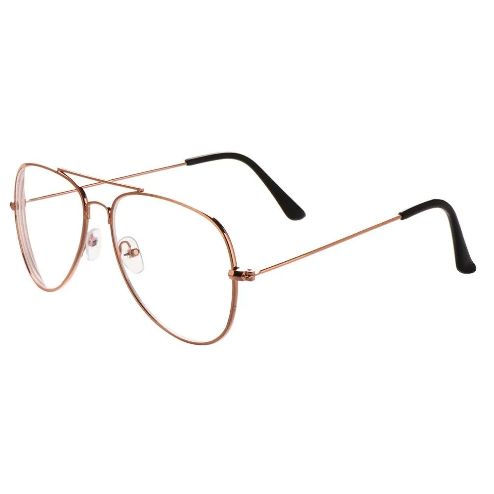 New Stylish Eyeglasses Aviator Metal Frame Reading Glasses Eyewear Vintage Women Men - Unique and Classy