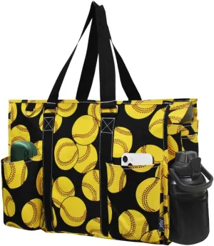 NGIL Zip-Top Tote Bag with Exterior Pockets for Working Women, Teachers, Nurses, and Moms, Design in USA
