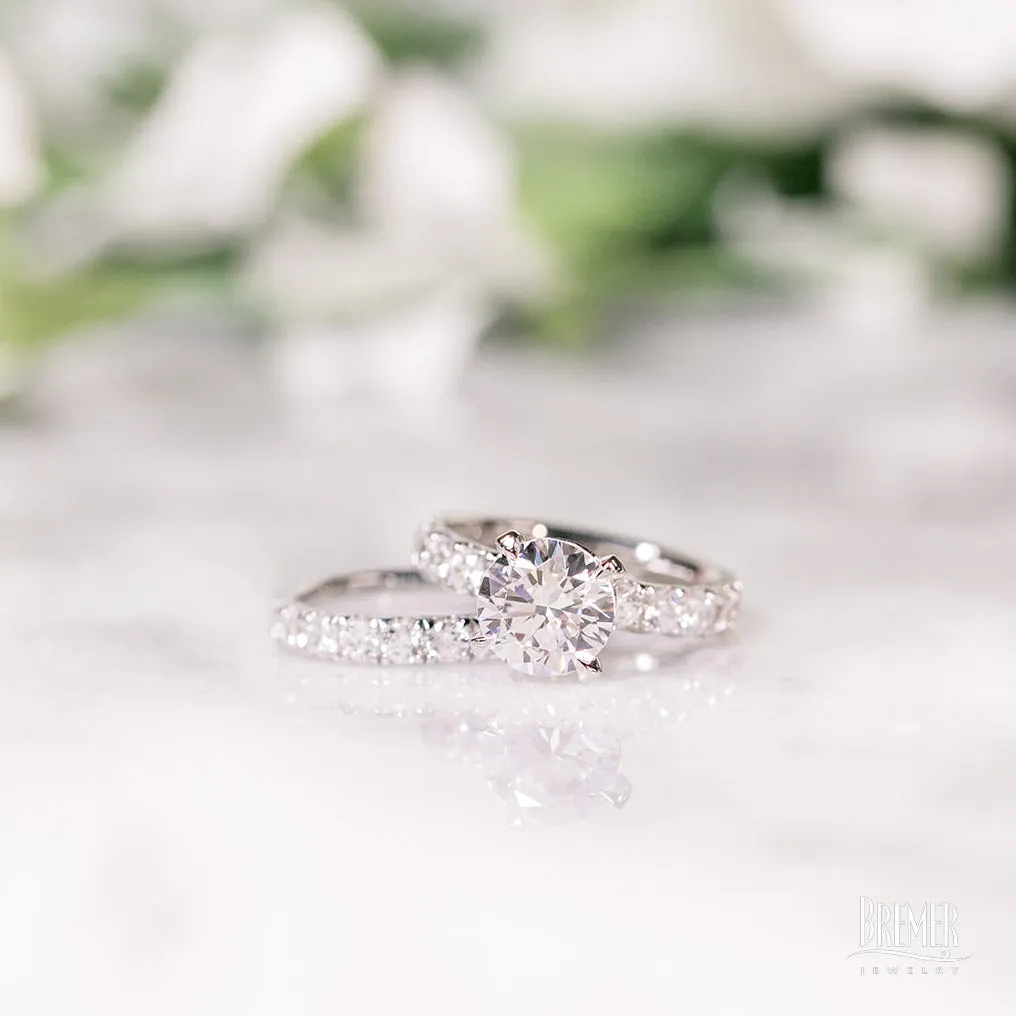 Noam Carver Atelier Classic Diamond Engagement Ring Setting in White Gold