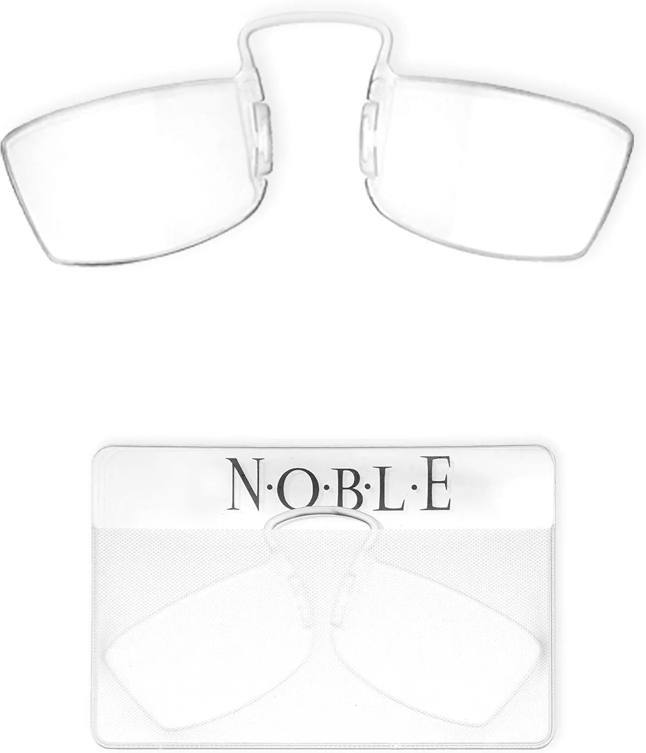 Noble Small Reading Glasses (3 Pack) - Rimless Readers with 3 Wallet Credit Card Holders and 1 Cell Phone Case - Pocket Magnifying Cheaters for Men and Women ( 2.00)