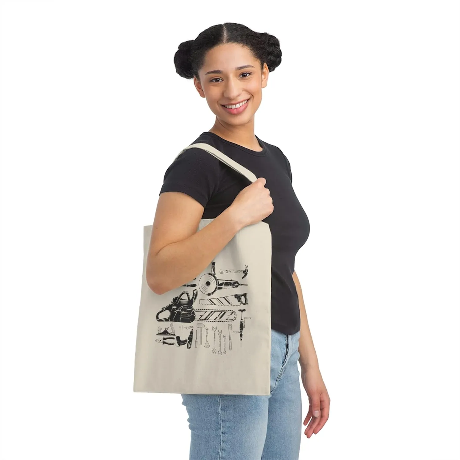 Novelty Woodworker Plumber Repairman Carpentry Enthusiast Hilarious Cabinetmaker Craftsperson Lumberworker Canvas Tote Bag