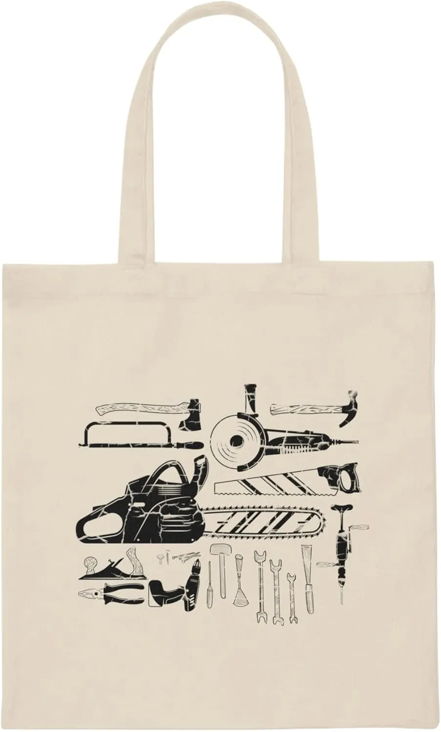 Novelty Woodworker Plumber Repairman Carpentry Enthusiast Hilarious Cabinetmaker Craftsperson Lumberworker Canvas Tote Bag