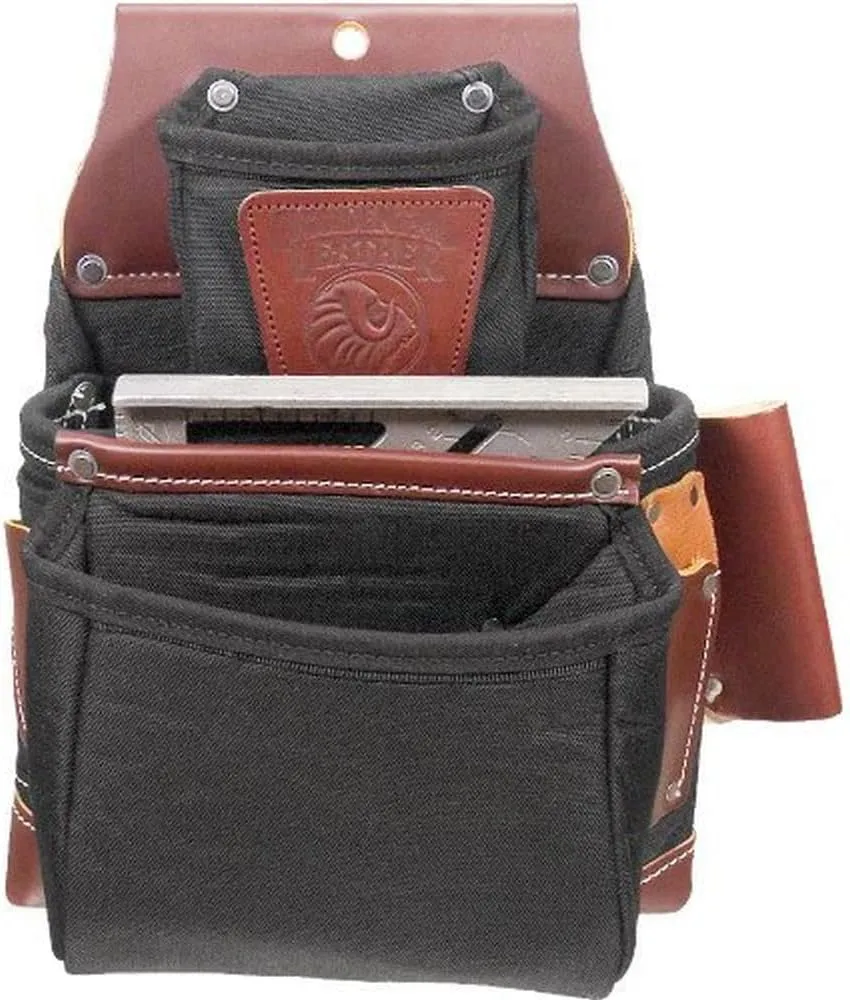 Occidental Leather B8060 OxyLights 3 Pouch Fastener Bag - Black