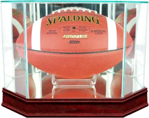 Octagon Football Display Case