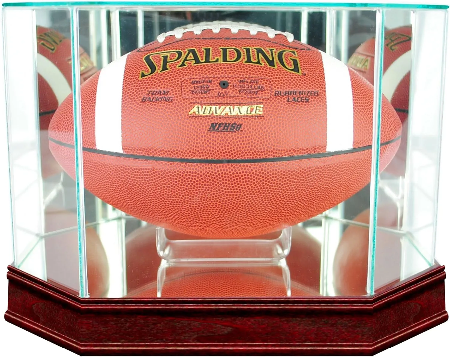 Octagon Football Display Case