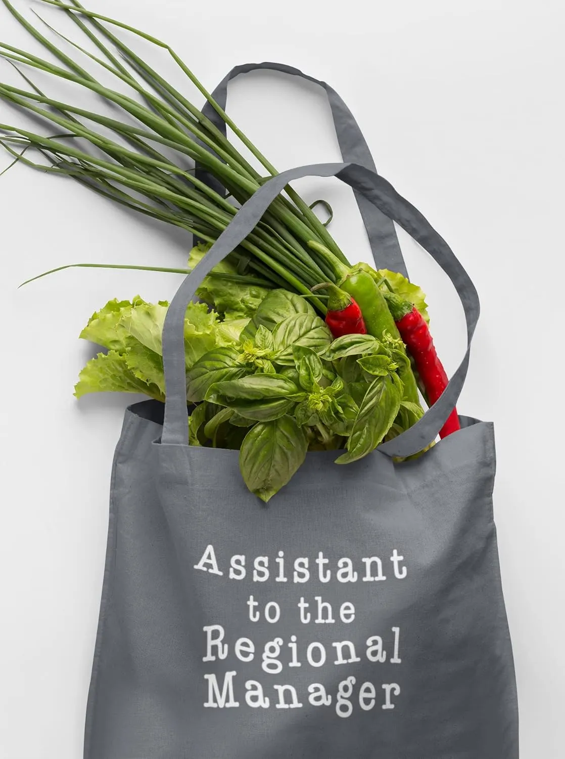 Office Assistant Regional Manager Work Canvas Tote Bag Shoulder Handbag Laptop