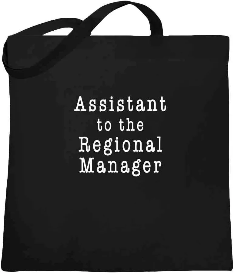 Office Assistant Regional Manager Work Canvas Tote Bag Shoulder Handbag Laptop