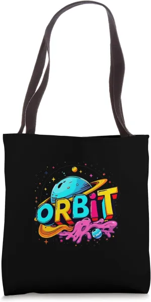 ORBIT Retro Planets Tote Bag