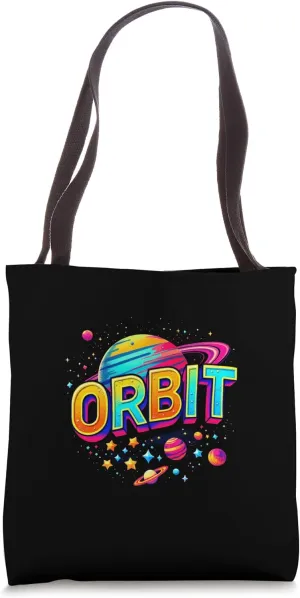 ORBIT Space Retro Tote Bag