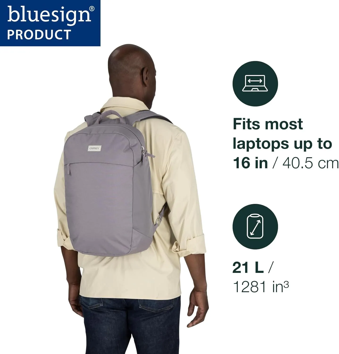 Osprey Arcane Large Day Commuter Backpack, Toffee Orange