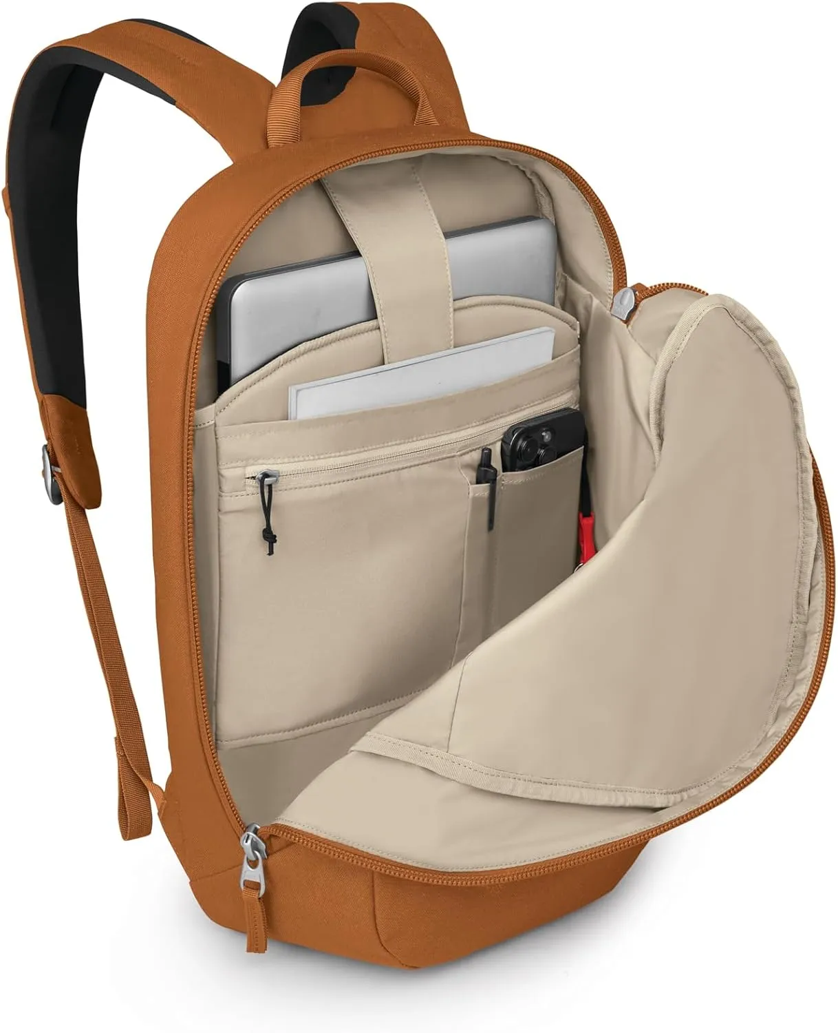 Osprey Arcane Large Day Commuter Backpack, Toffee Orange