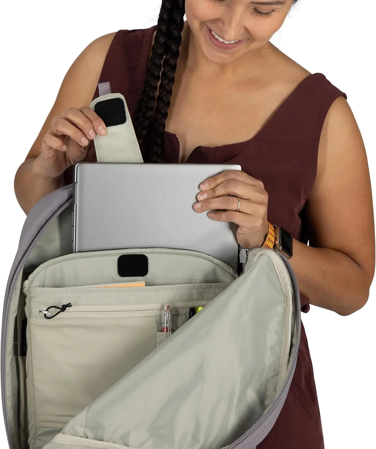 Osprey Arcane Large Day Commuter Backpack, Toffee Orange