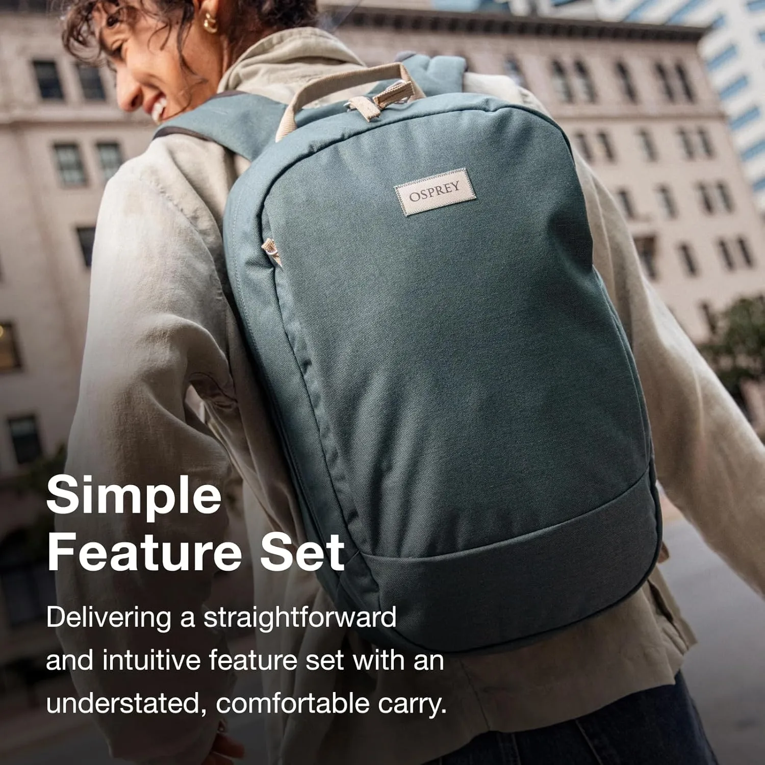 Osprey Arcane Small Day Commuter Backpack, Cascade Blue