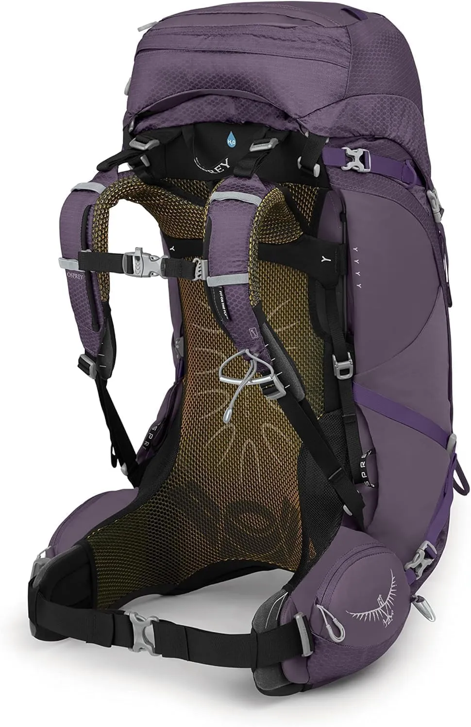 Osprey Aura AG 50L Women's Backpacking Backpack, Enchantment Purple, WXS/S