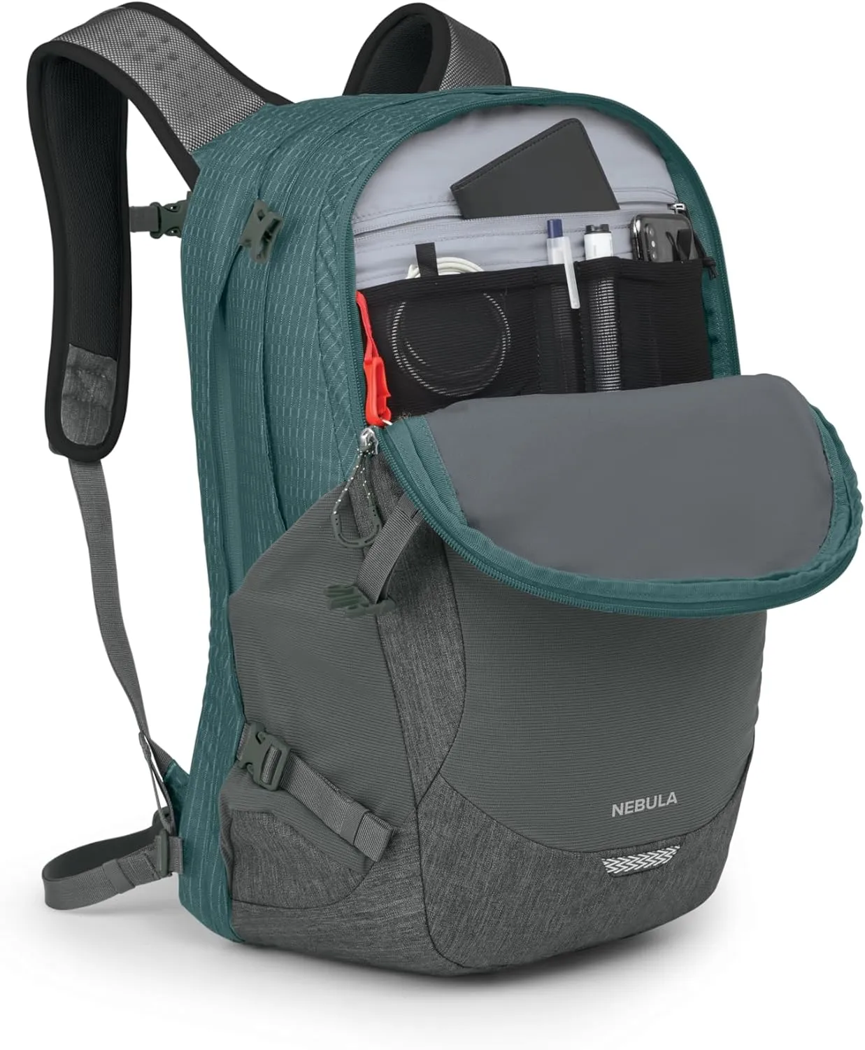 Osprey Nebula Commuter Backpack, Cascade Blue/Coal Grey Heather