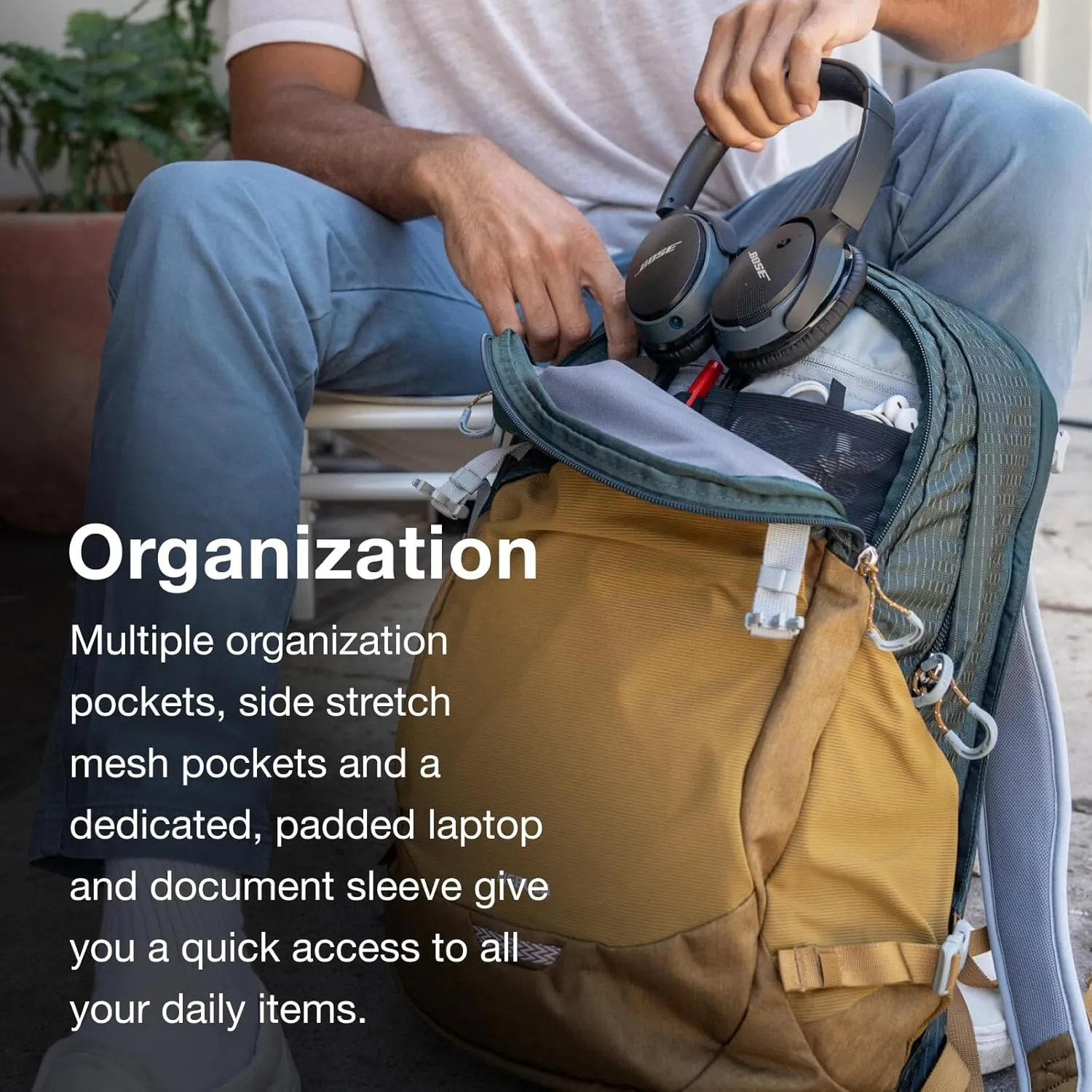 Osprey Nebula Commuter Backpack, Cascade Blue/Coal Grey Heather