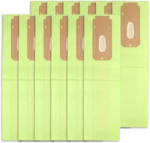 Pack 12 Vacuum Bags for Oreck XL XL2 Replacement Dust Bag Type CC,CCPK8 CCPK8DW Parts BM06 Kit, Fit All Oreck XL Upright Vacuum Cleaner, Green
