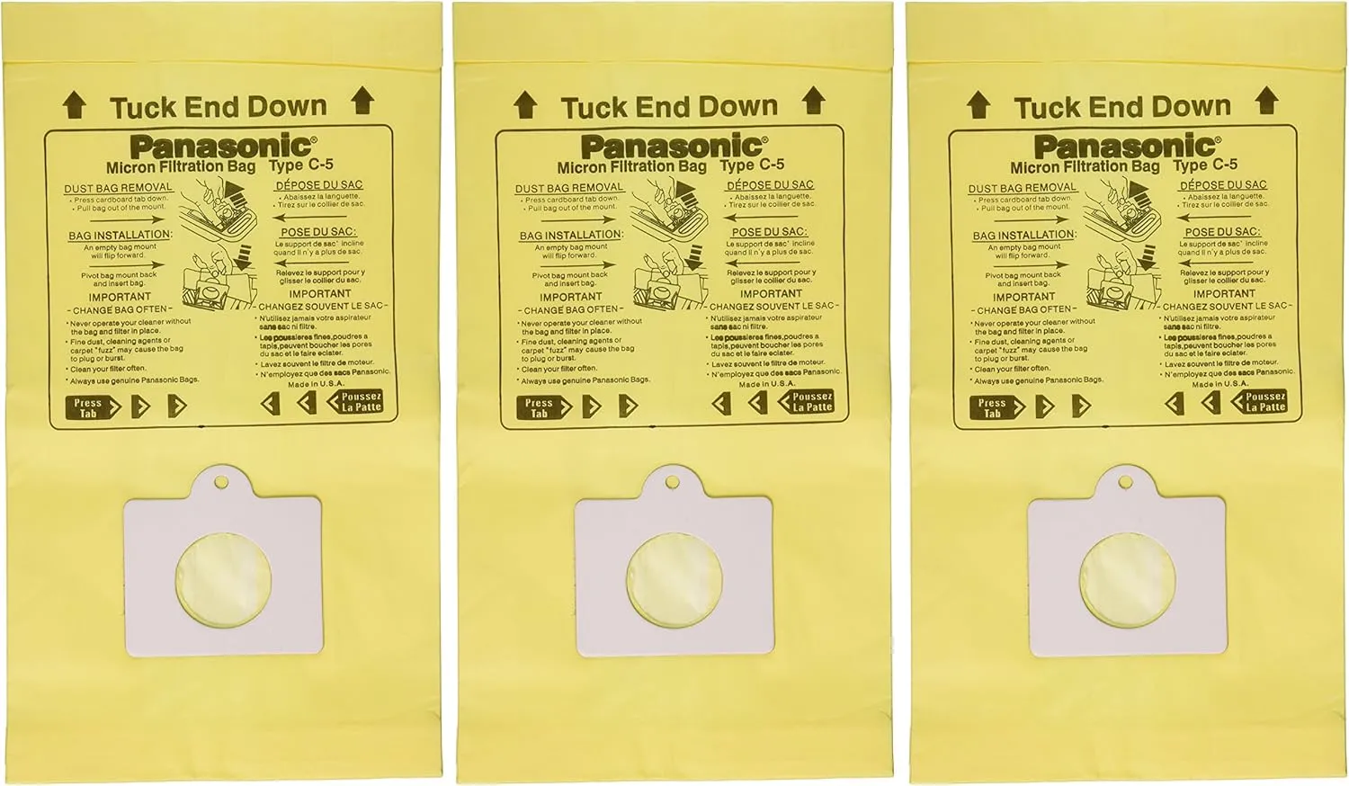 Panasonic Vacuum Bag, Type C-5