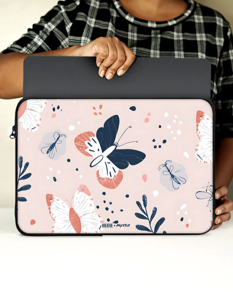Pastel Flutter [BREATHE] MacBook / Laptop Sleeve