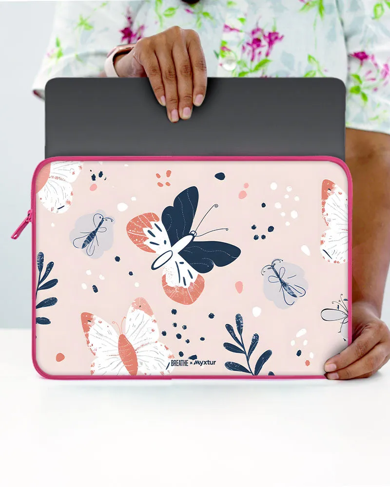 Pastel Flutter [BREATHE] MacBook / Laptop Sleeve
