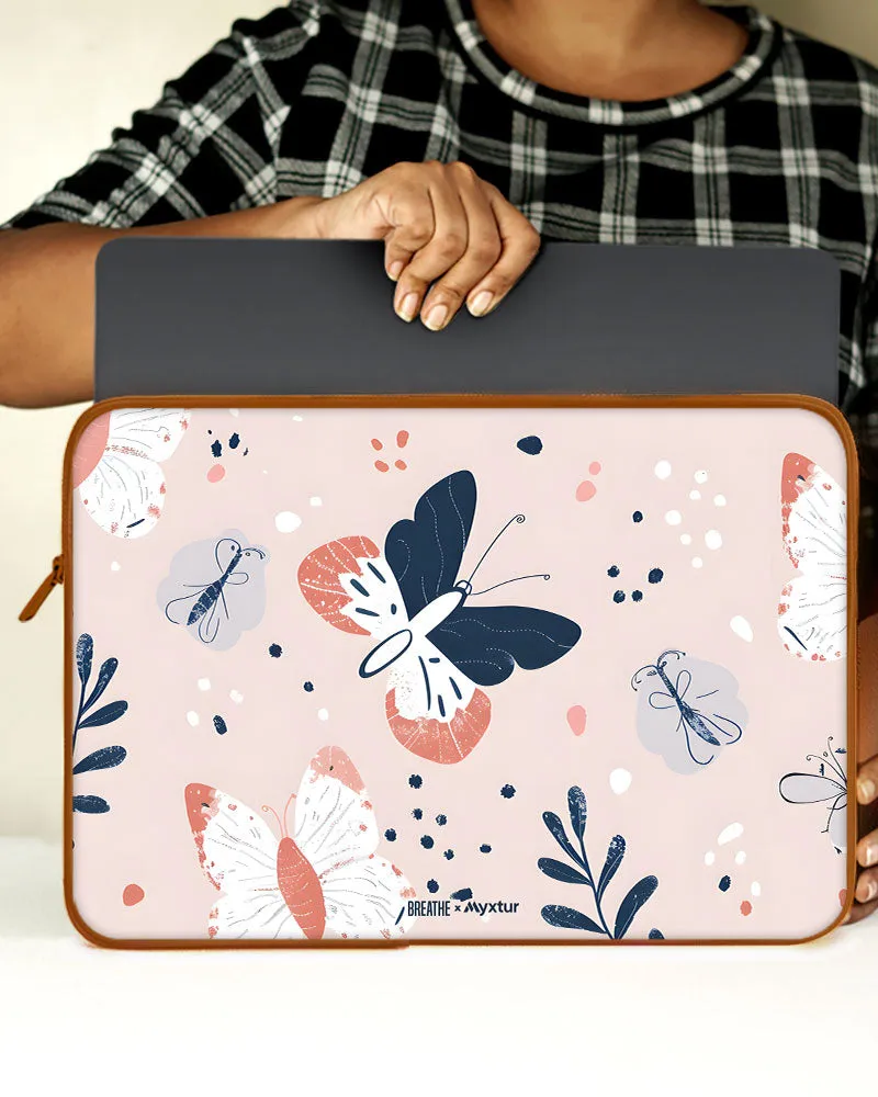Pastel Flutter [BREATHE] MacBook / Laptop Sleeve
