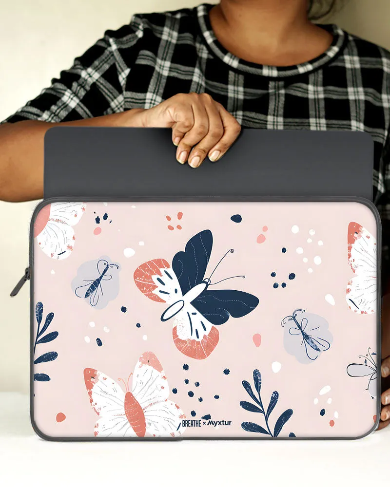 Pastel Flutter [BREATHE] MacBook / Laptop Sleeve