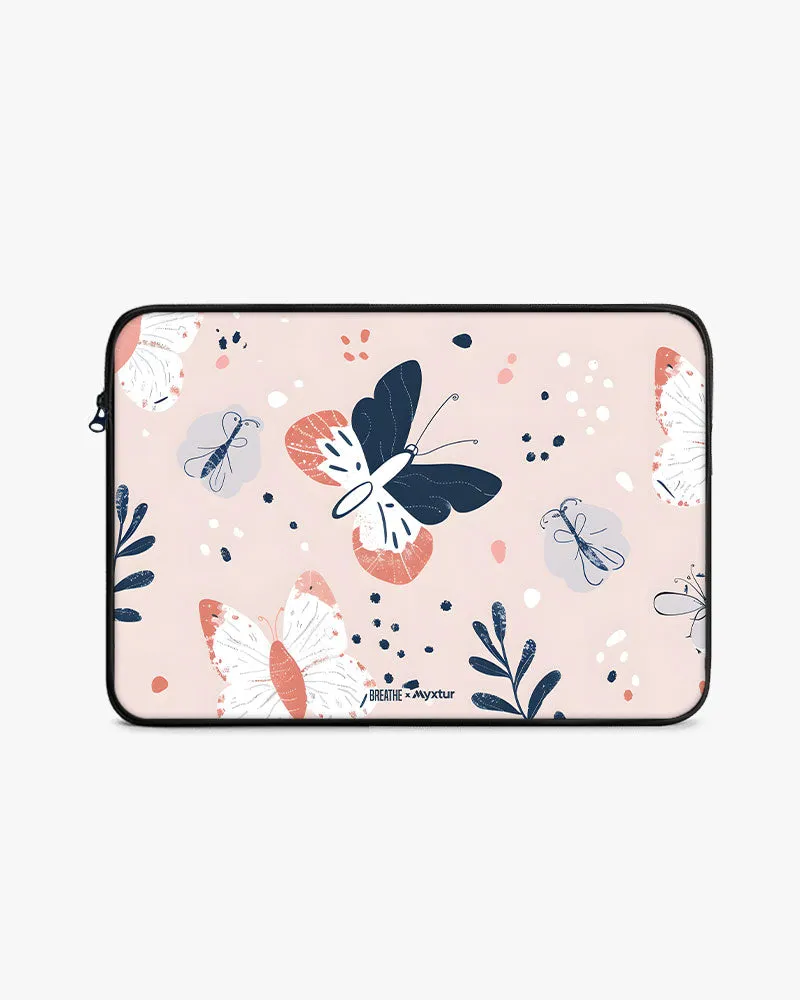 Pastel Flutter [BREATHE] MacBook / Laptop Sleeve