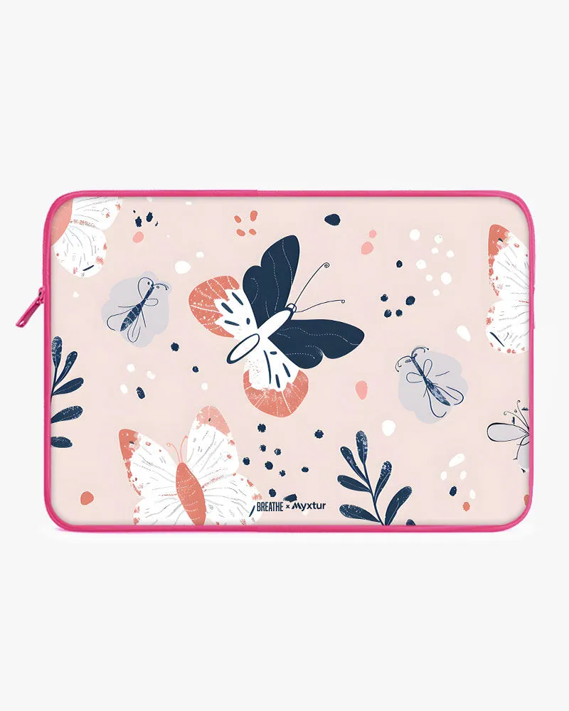 Pastel Flutter [BREATHE] MacBook / Laptop Sleeve