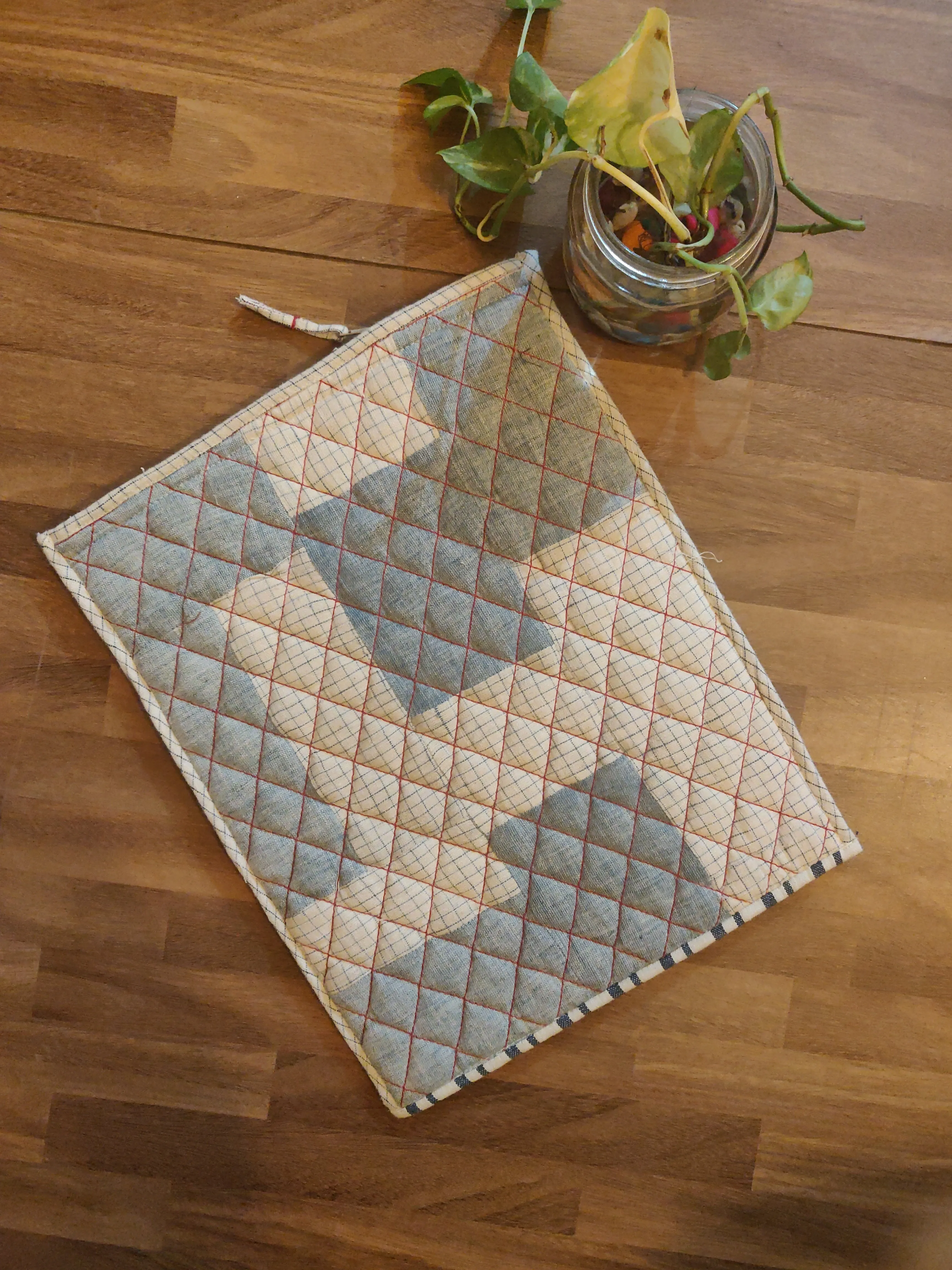 Patchwork Quilted Laptop Sleeve