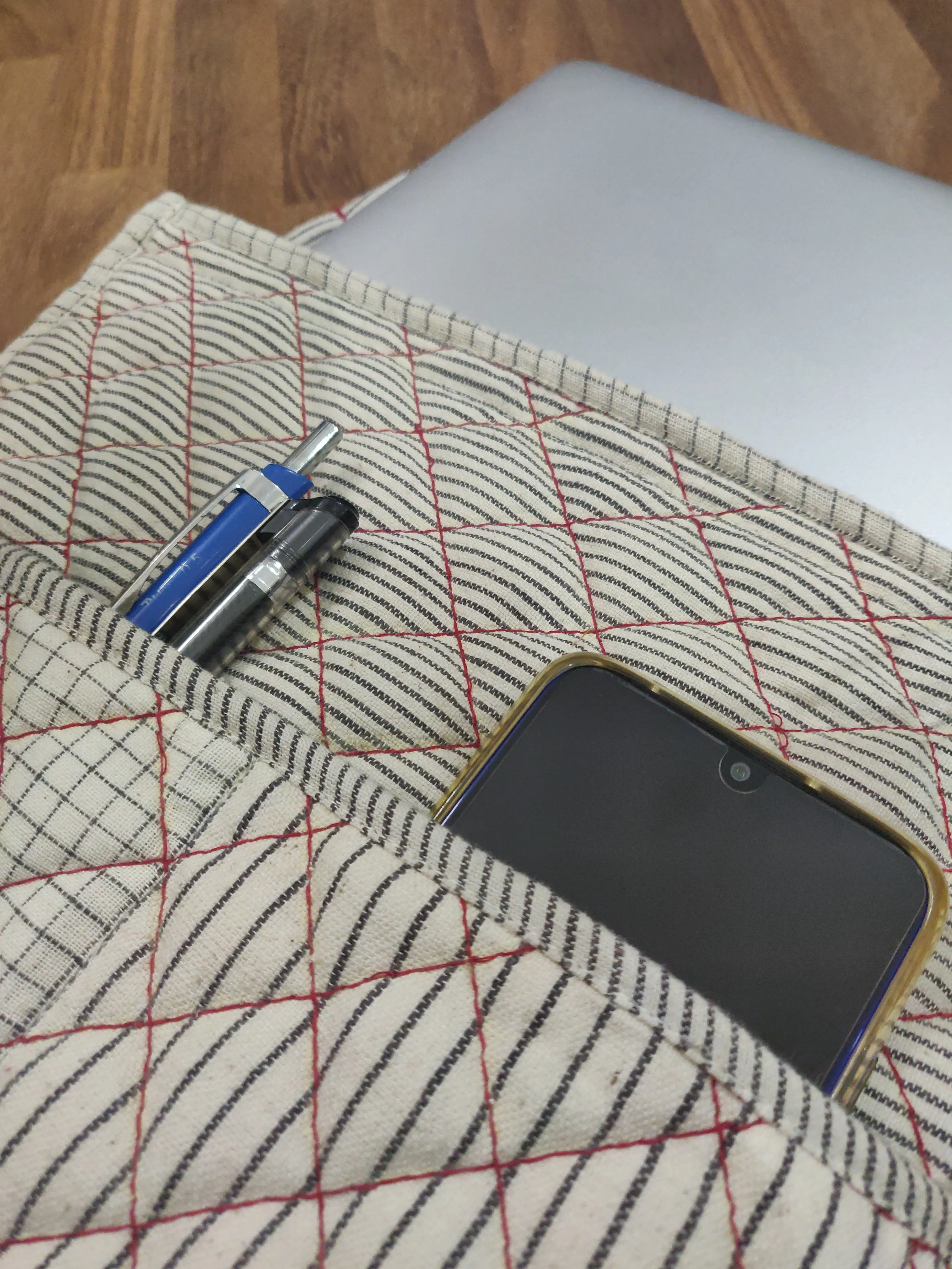Patchwork Quilted Laptop Sleeve