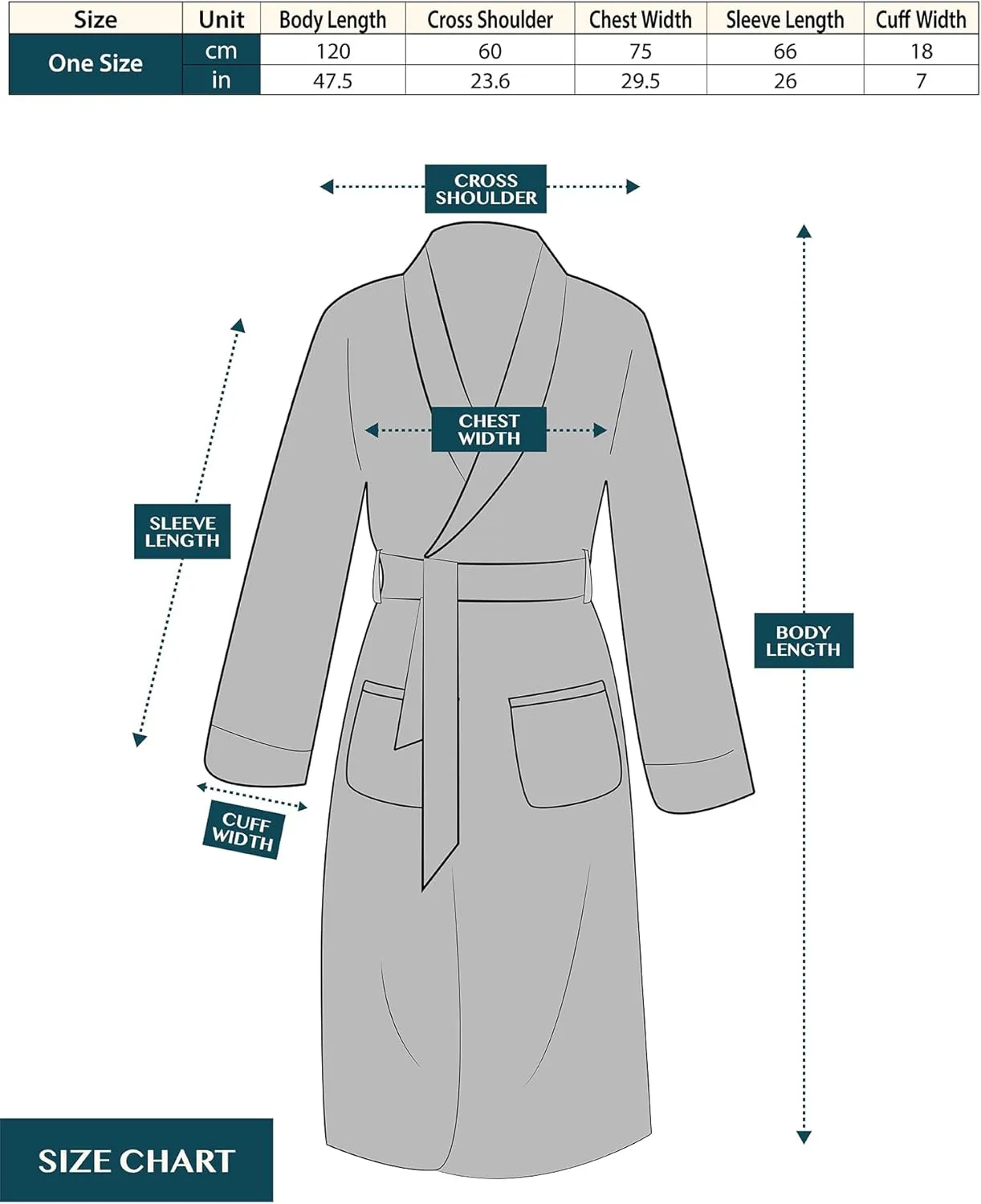 PAVILIA Mens Robe, Soft Robe for Men, Fleece Warm Long Bathrobe for Bath Shower Spa