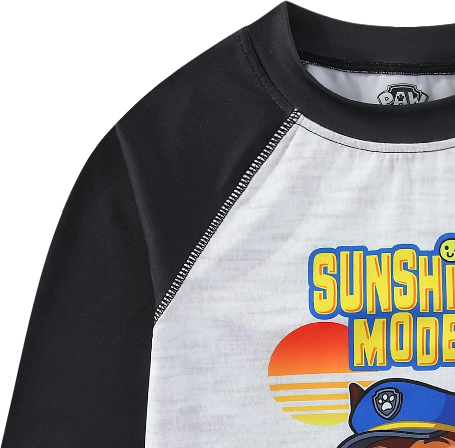 Paw Patrol Nickelodeon Chase Marshall Rubble Boys UPF 50  Rash Guard and Swim Trunks Swimsuit Set for Toddler and Big Kids