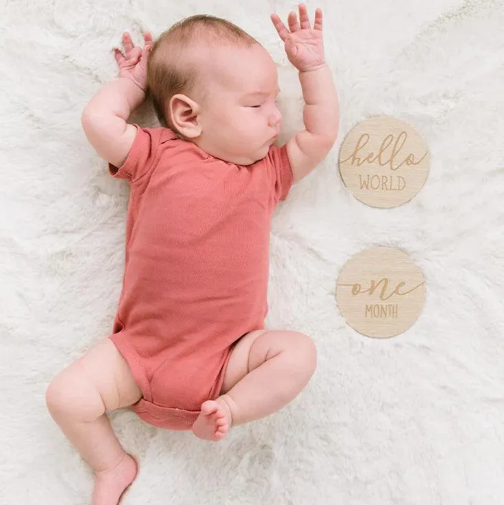 Pearhead's Wooden Milestone Marker Cards / Props
