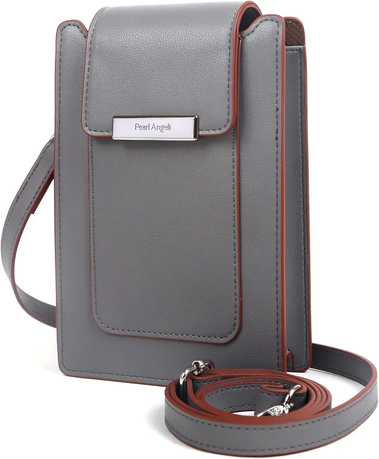 Pearl Angeli Small Crossbody Bag for Women RFID Phone Purse with Adjustable Shoulder Strap