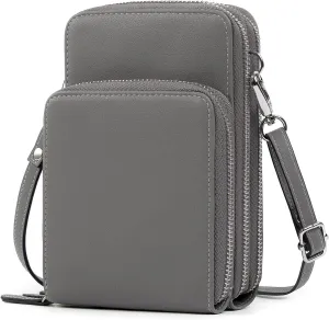 Pearl Angeli Small Crossbody Bag RFID Cellphone Wallet Purse Mini Ladies Handbag Purse with Shoulder Strap