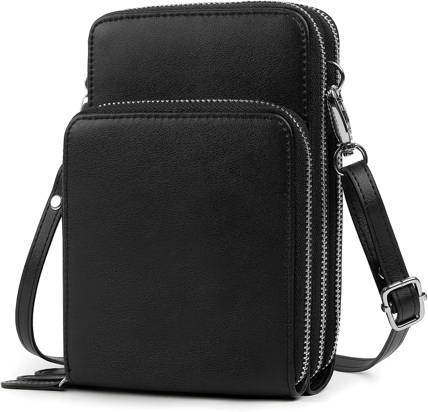 Pearl Angeli Small Crossbody Bag RFID Cellphone Wallet Purse Mini Ladies Handbag Purse with Shoulder Strap