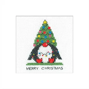 Penguin - Tree Hat Cards (Heritage Stitchcraft)