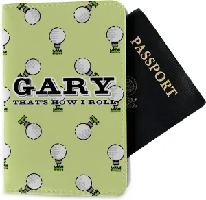 Personalized Golf Passport Holder - Fabric