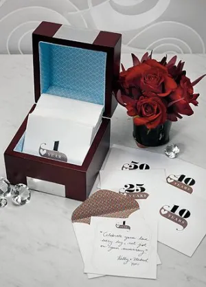 Personalized Memory Note Box for Anniversary